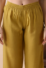 Sia Yellow Top & Bottom For Women - 2964