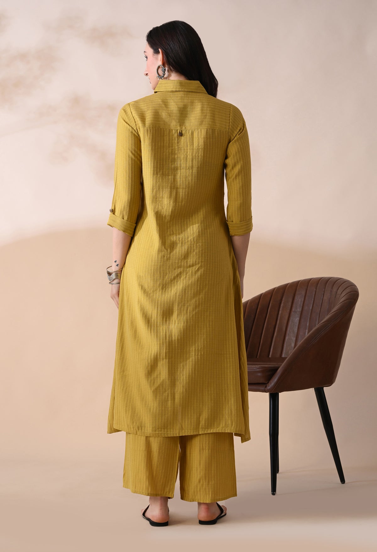 Sia Yellow Top & Bottom For Women - 2964