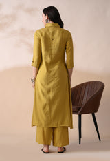 Sia Yellow Top & Bottom For Women - 2964