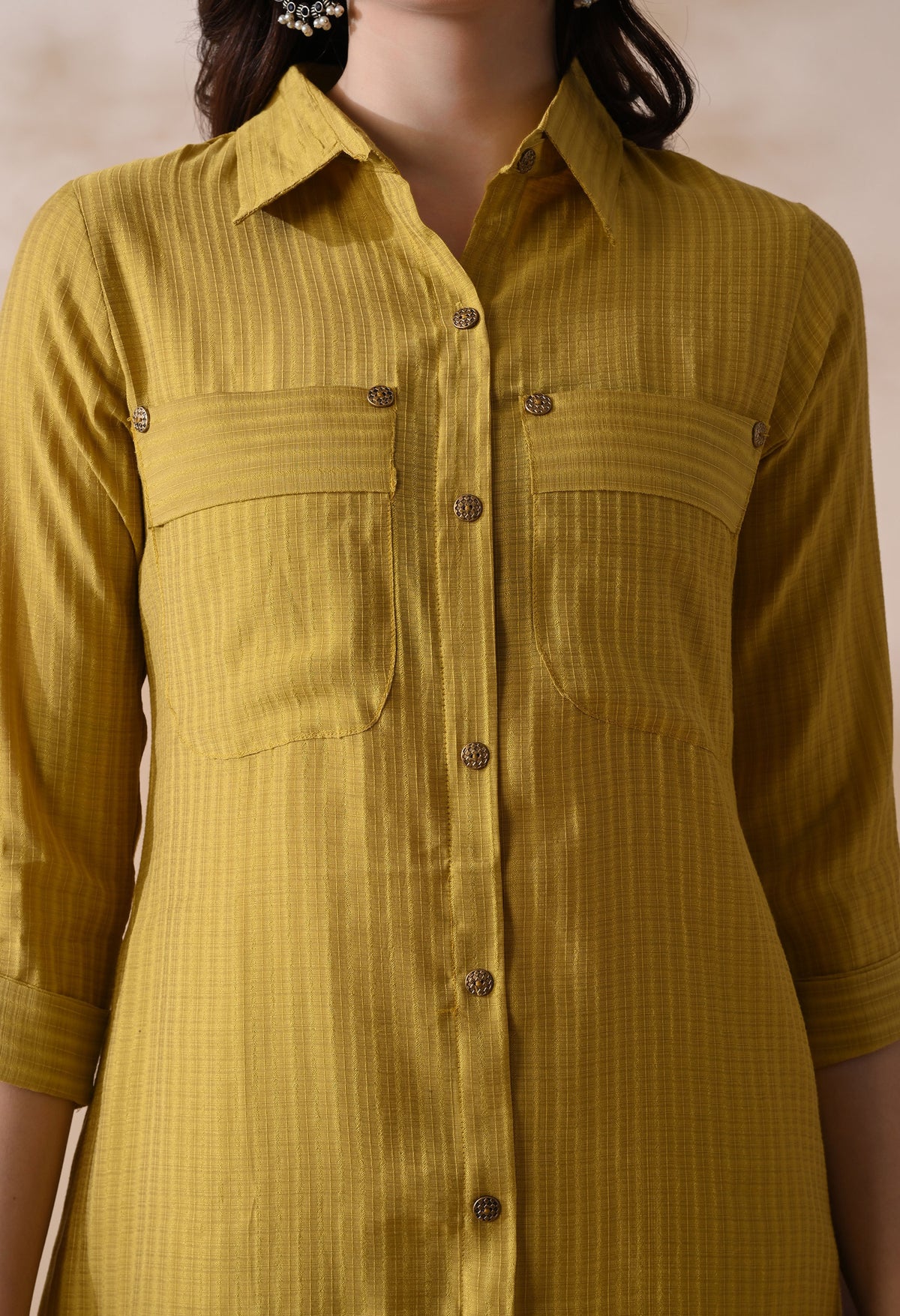 Sia Yellow Top & Bottom For Women - 2964