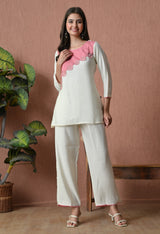 Pink CoOrd Set For Women - 2911 view 5