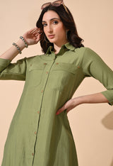 Lemon Green Top & Bottom For Women - 2964 view 1