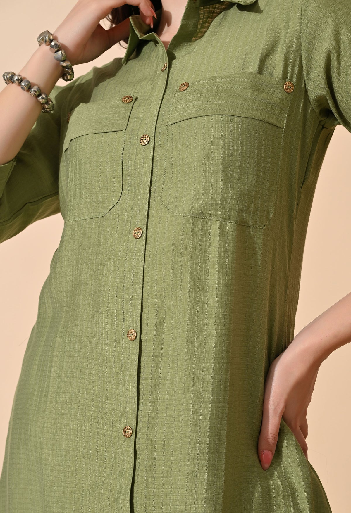 Lemon Green Top & Bottom For Women - 2964 view 5