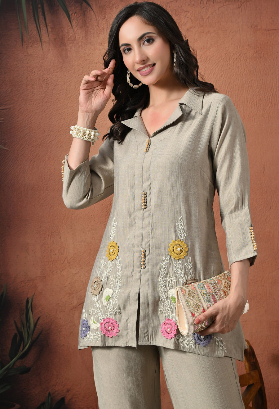 Grey 2 PCS - 2658 view 2