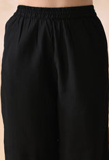 Black Coord With 3/4 Sleeve  For Women - 2653 view 4