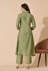 Lemon Green Top & Bottom For Women - 2964 view 3