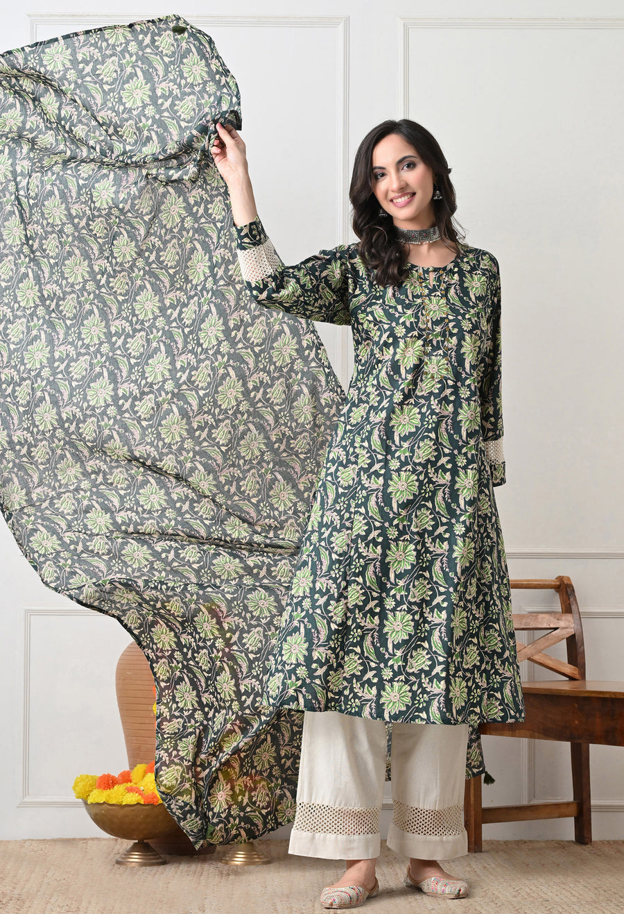 Green 3 PCS - 3289 view 3
