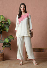 Pink CoOrd Set For Women - 2911 view 4