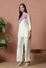 Purple CoOrd Set For Women - 2911 view 4