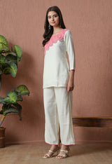 Pink CoOrd Set For Women - 2911 view 2